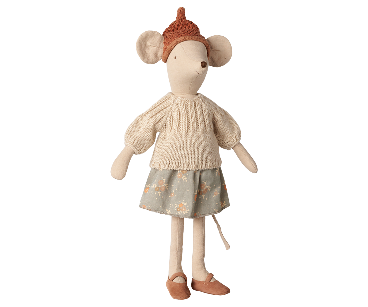 2026  Maileg Mouse, Medium - Skirt and Sweater