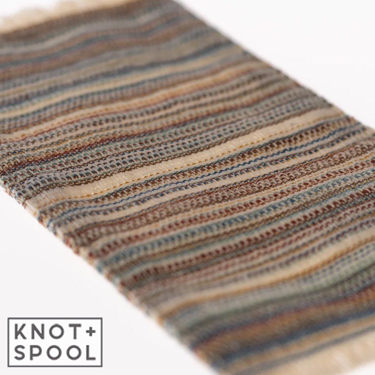 Close Up of Maileg Medium Striped Rug