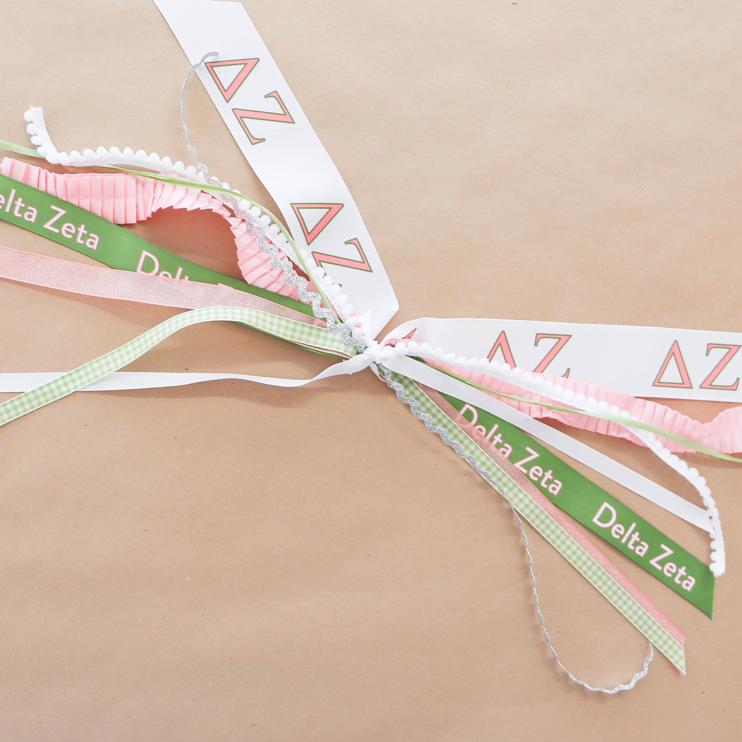 Delta Zeta Ribbon Tassel