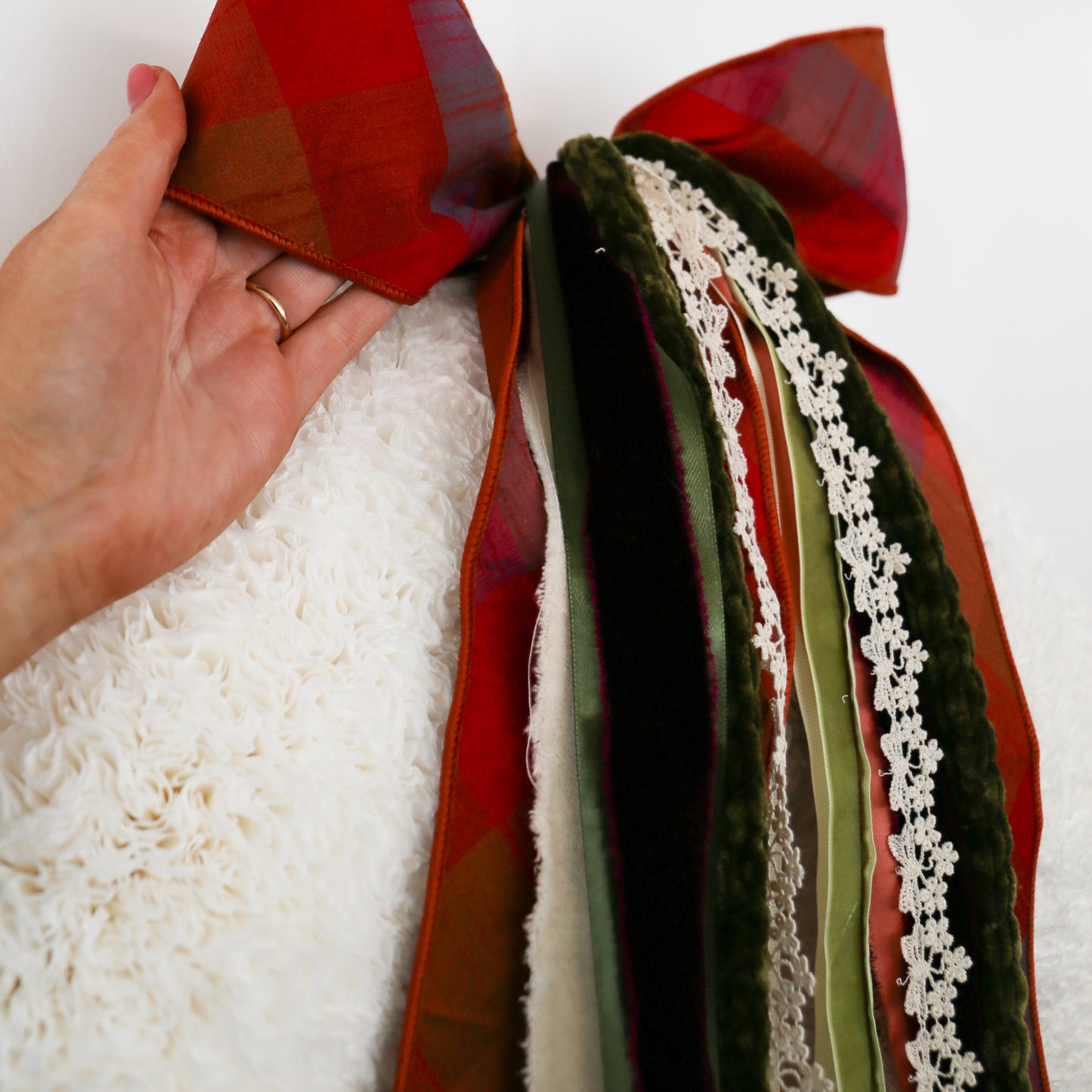 Falling for Plaid RIBBON SET™ (with Bow)
