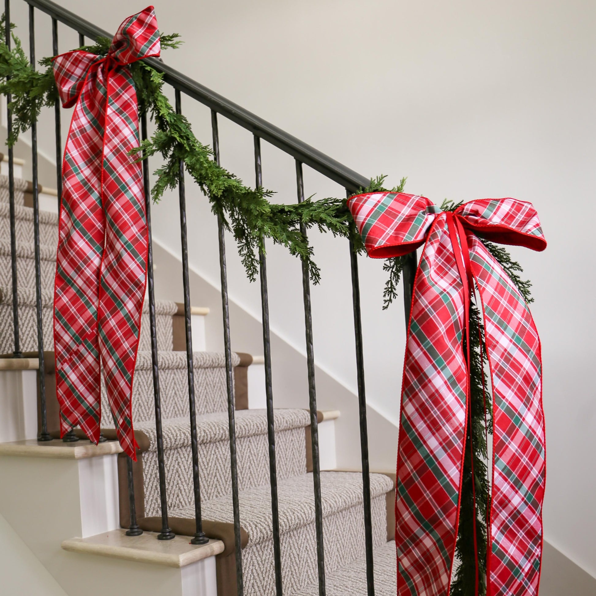 Plaid BANISTER BOWS™ (with Bow)