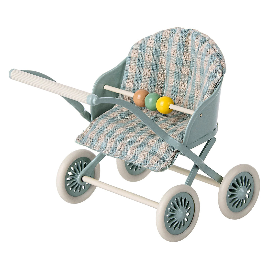 Maileg Blue Baby Stroller