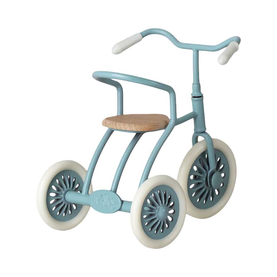 Maileg Mouse Blue Tricycle
