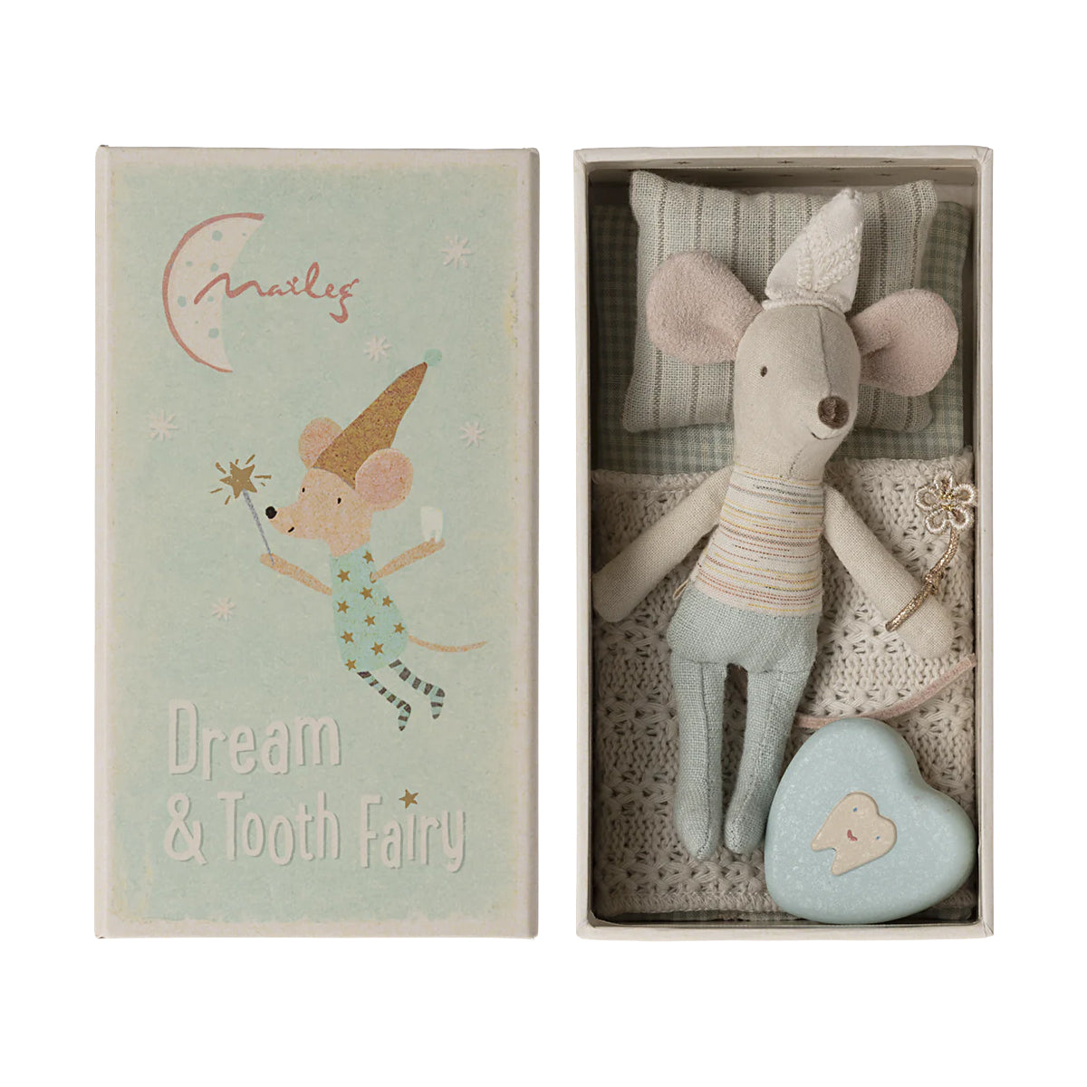 Maileg Little Brother Tooth Fairy Mouse In Matchbox