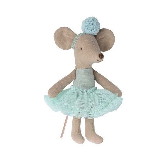 Maileg Little Sister Light Mint Ballerina Mouse