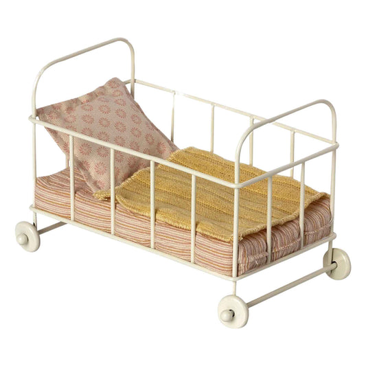 Maileg Micro Rose Cot Bed