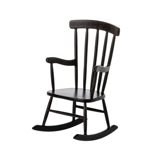 Svelt Maileg Mouse Anthracite Rocking Chair 