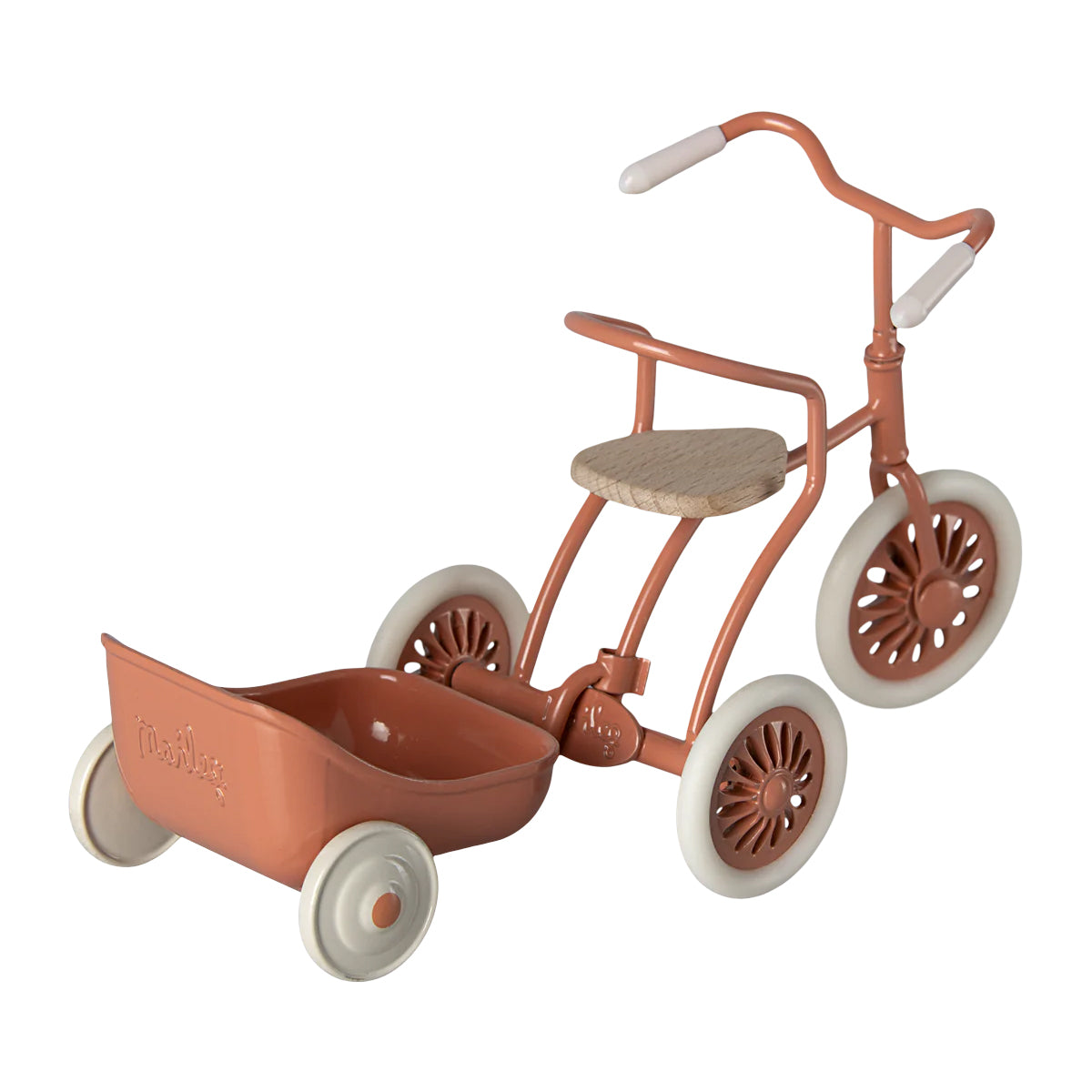 Maileg Mouse Coral Tricycle Hanger
