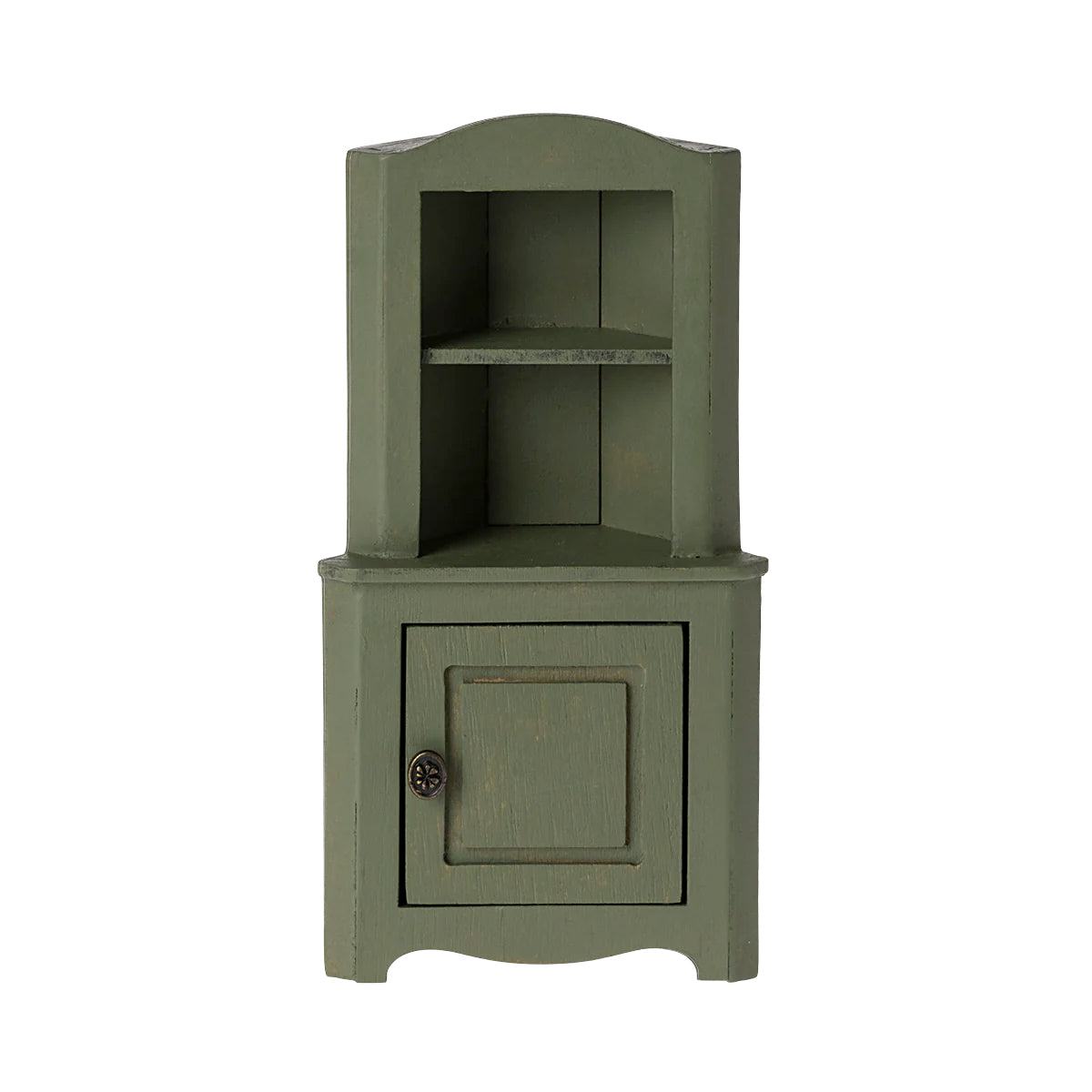 Maileg Mouse Dark Green Corner Cabinet