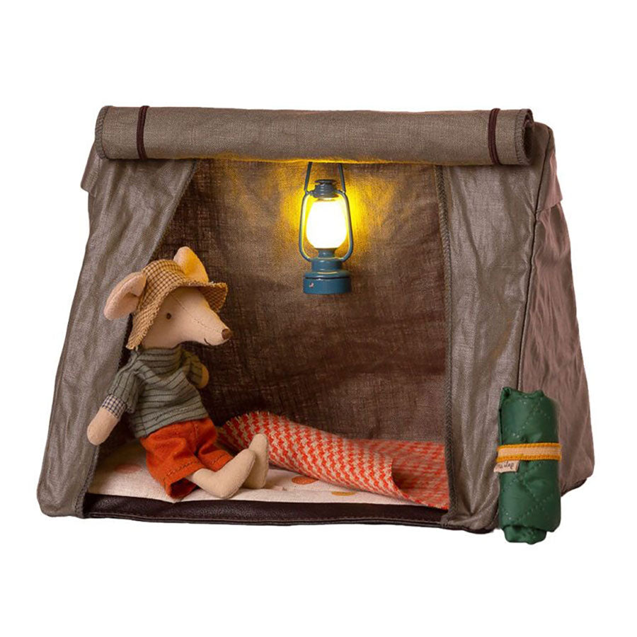 Maileg Happy Camper Tent with Maileg Mouse
