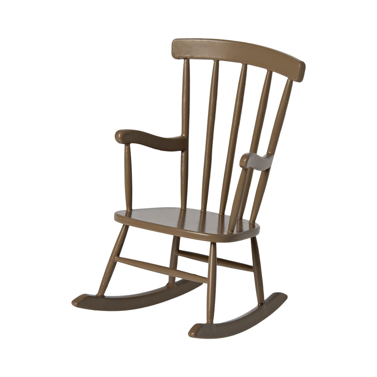 The luxurious Maileg Mouse Light Brown Rocking Chair with optimal arm rests - jealous?