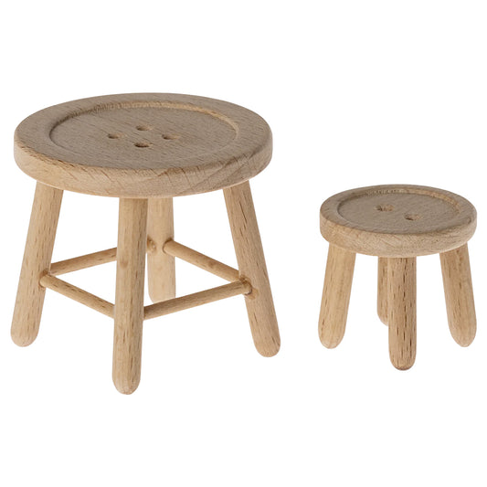 Maileg Mouse Table & Stool Set