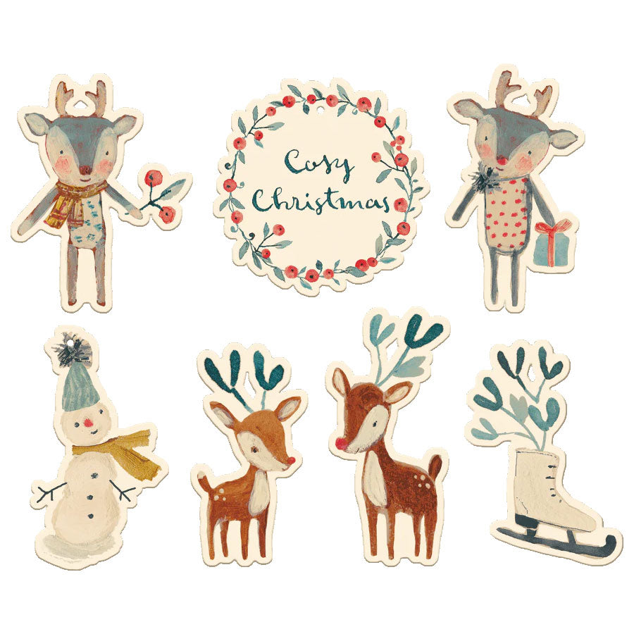 Maileg Off-White Cosy Christmas Tags