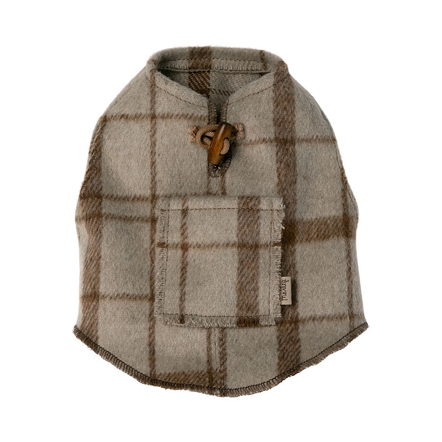 Maileg Poncho Puppy Supply, a premium wool-linen blend accessory from Knot + Spool, designed for style and warmth.