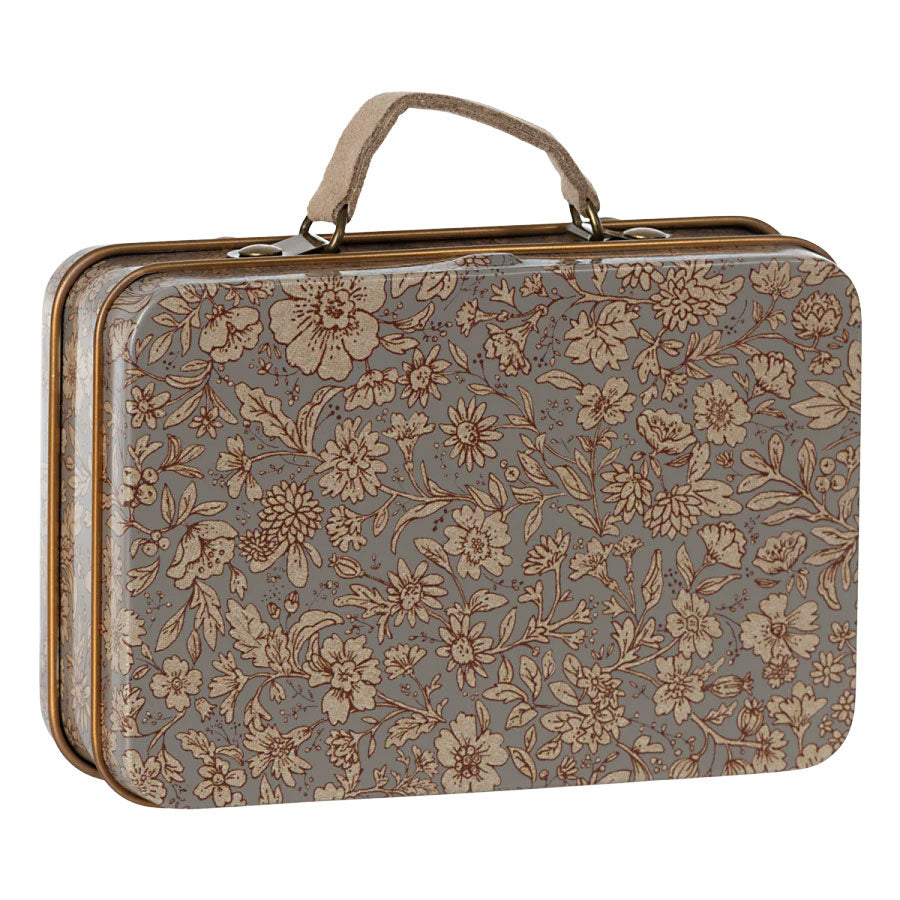 Maileg Small Blossom-Grey Suitcase