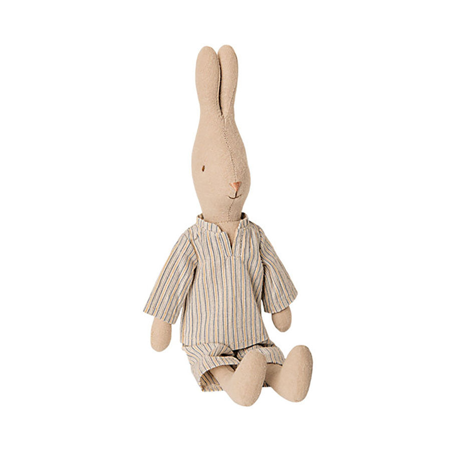 2019 Maileg Stuffed Animal Rabbit in Pajamas.