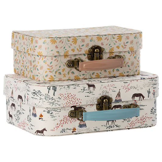 Maileg Suitcases with Fabric