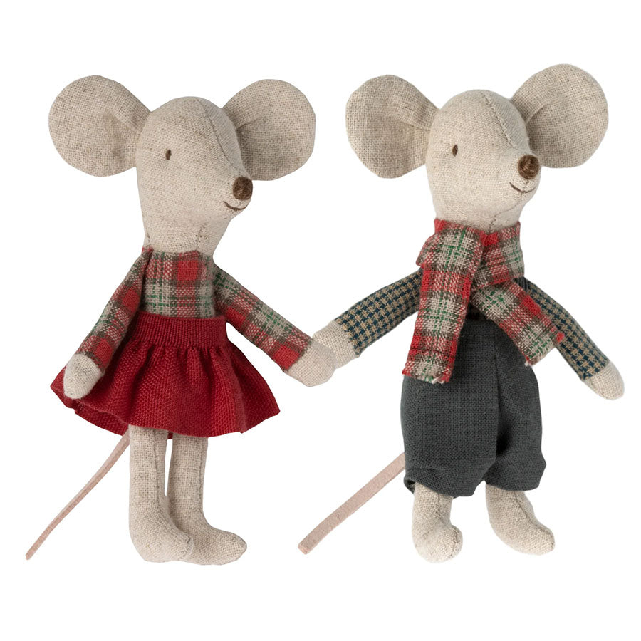 Maileg Winter Mice Twins - Little Sister and Little Brother Mouse