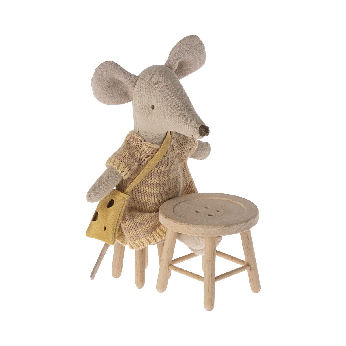 Maileg Mouse Table & Stool Set