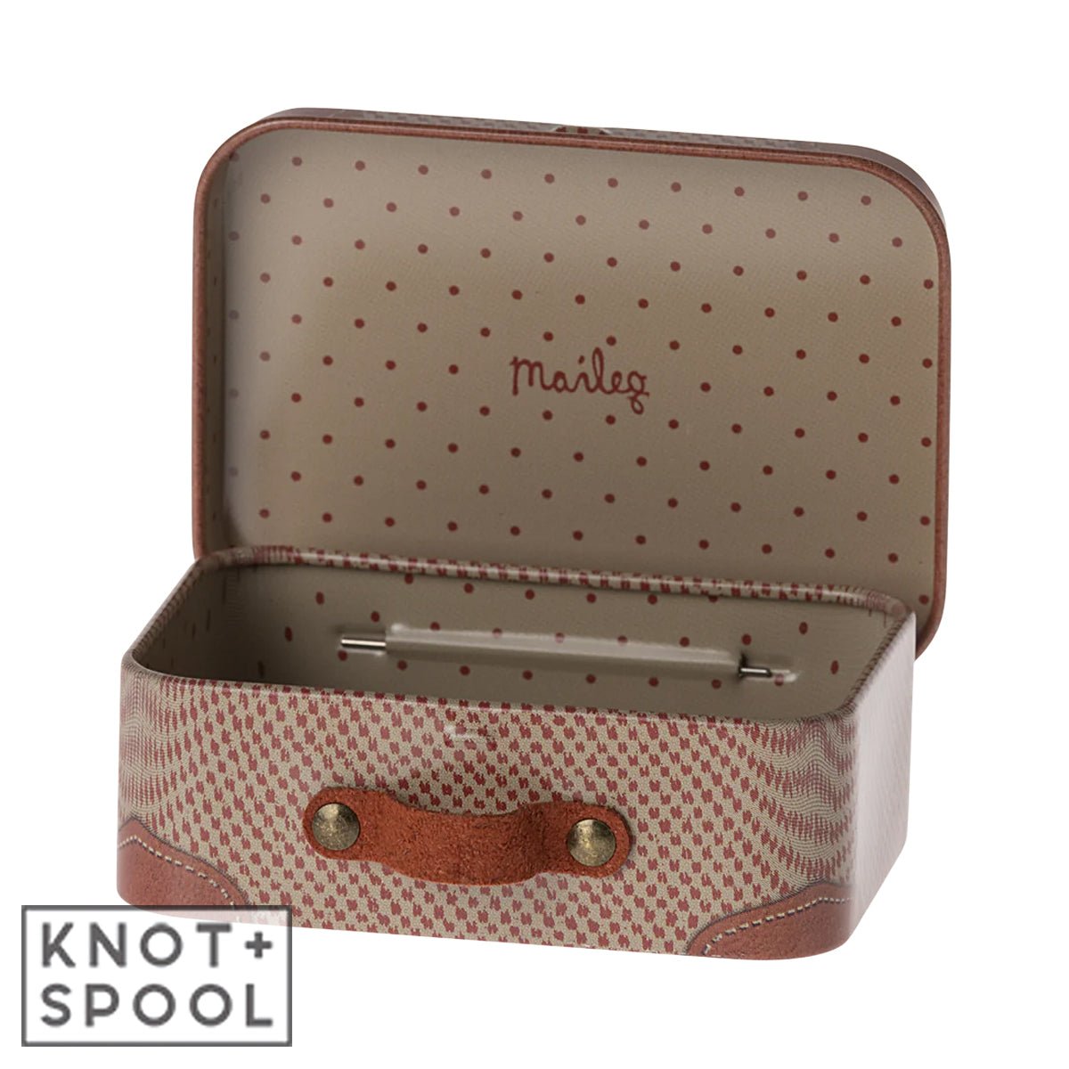 Maileg Rose Micro Suitcase Open