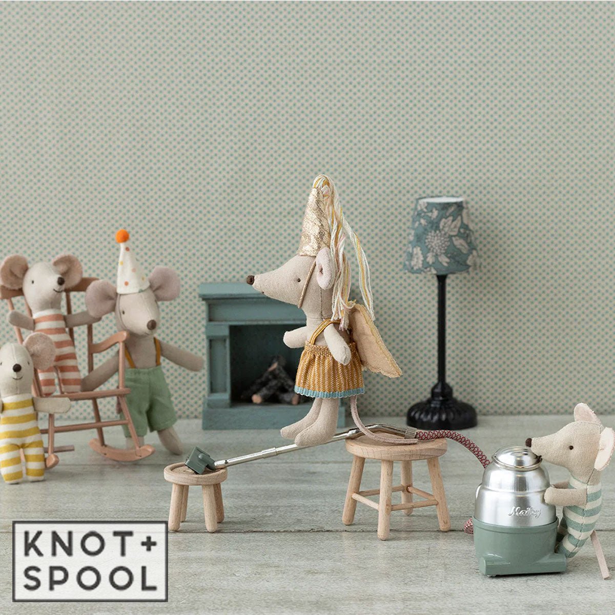 Maileg Triplets Baby Mice In Matchbox