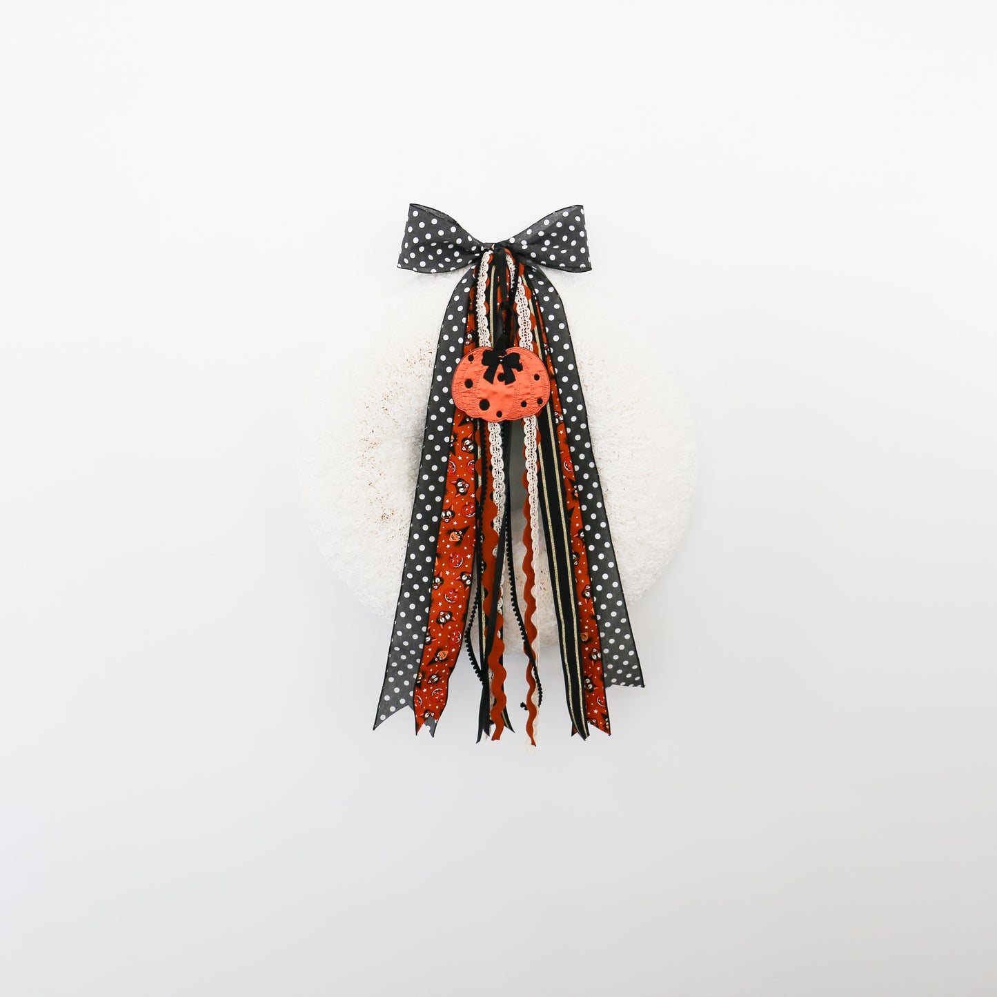 Polka Dot Pumpkin RIBBON SET™ (with Bow)