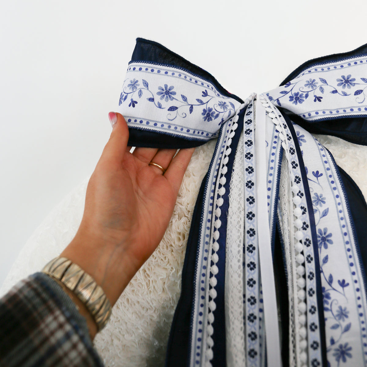 Porcelain Blue RIBBON SET™ (with Layered Bow)