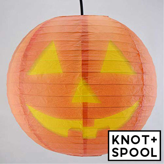 Halloween Pumpkin Paper Lantern - 14 Inch