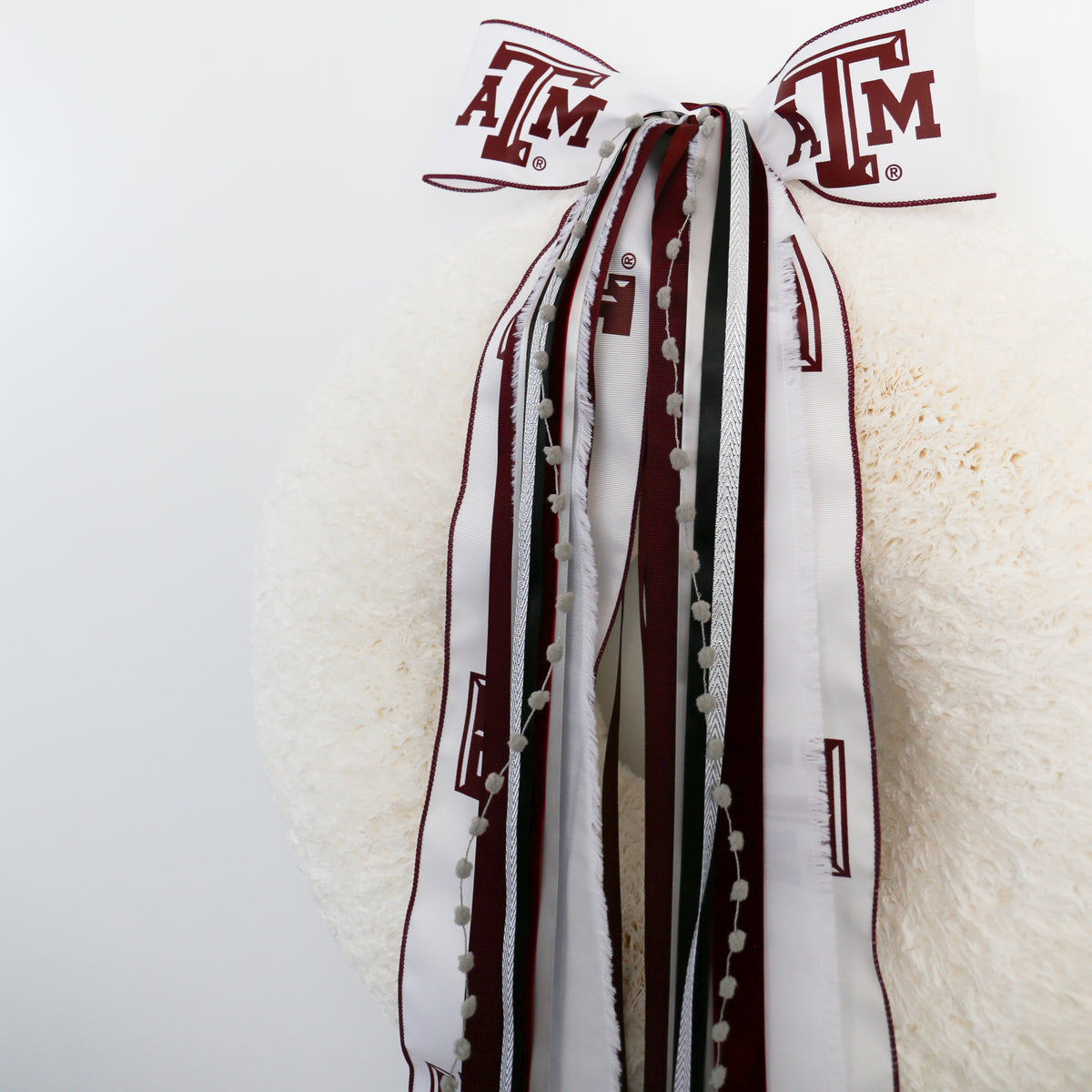 Texas A&M Collegiate Ribbon Set (with Bow)