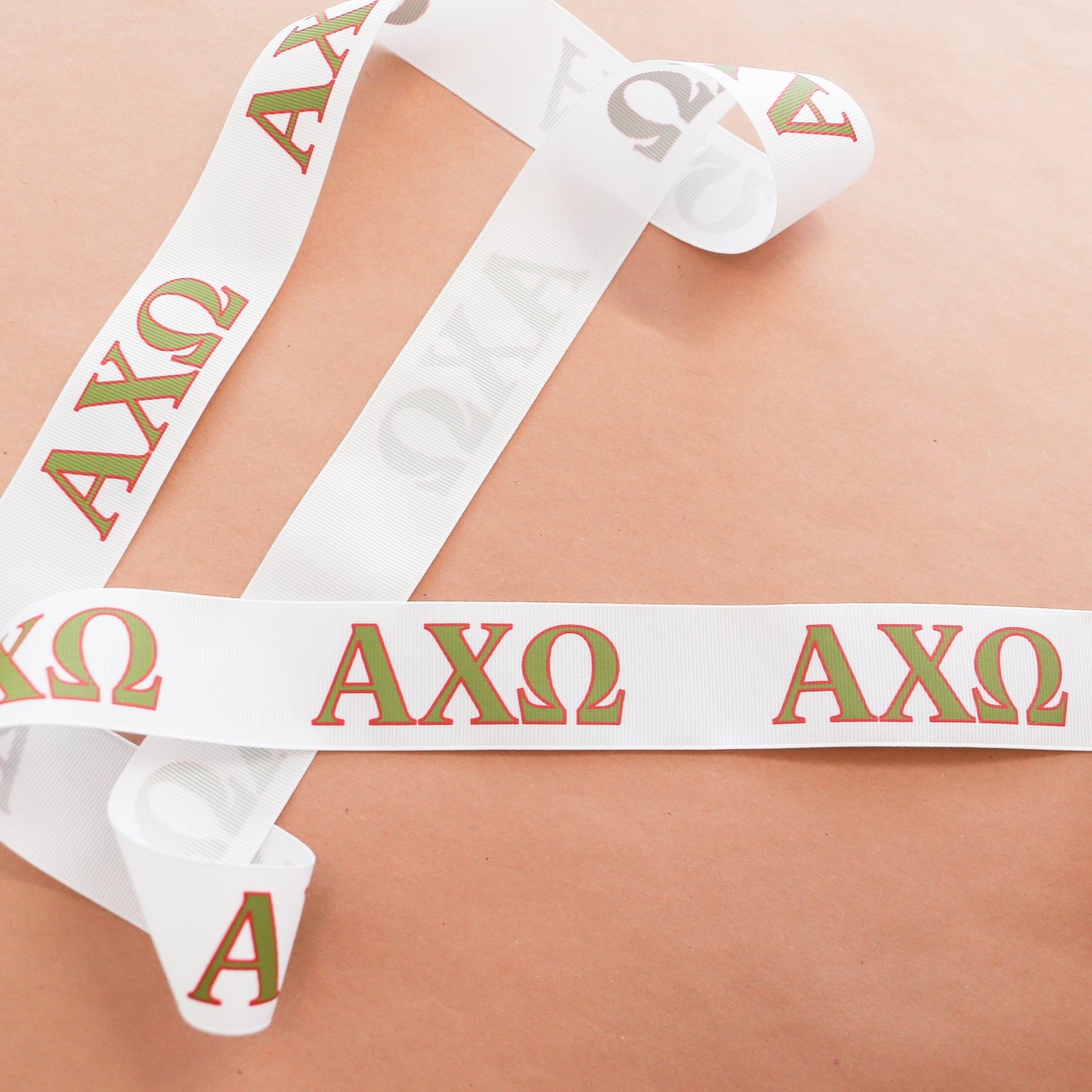 Alpha Chi Omega Ribbon | 1.5" | By the Yard - Knot and Spool