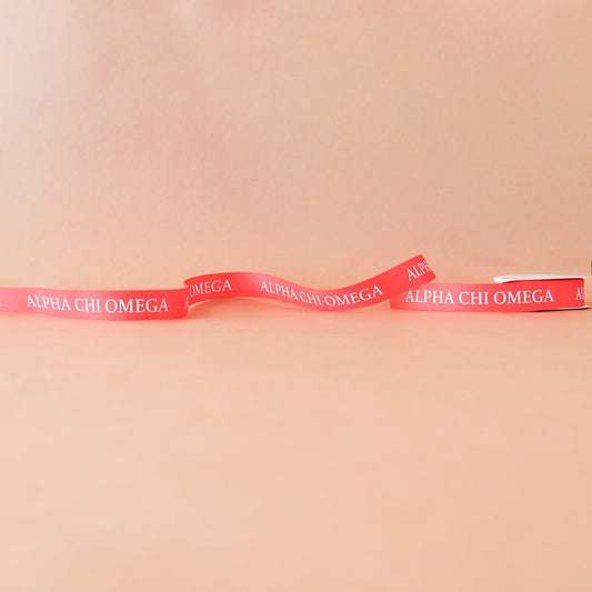 Alpha Chi Omega Ribbon | 7/8" | By the Yard - Knot and Spool