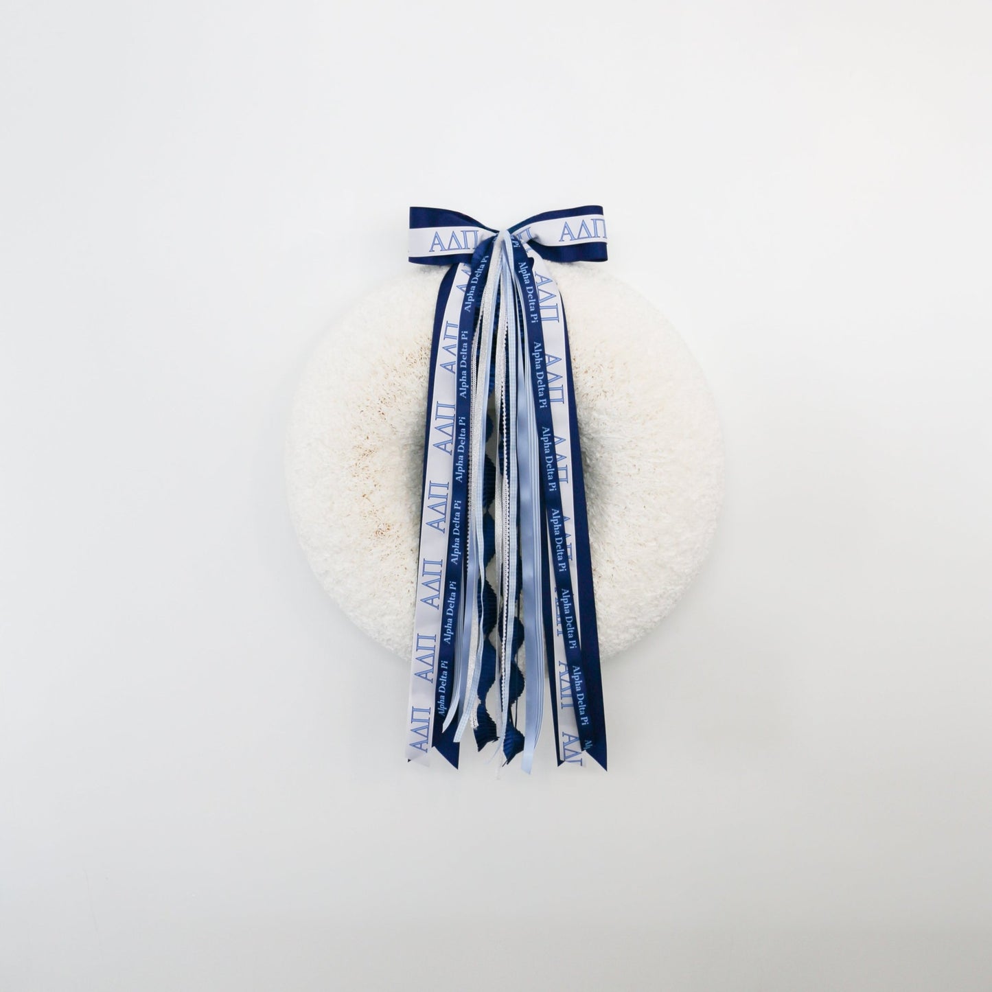 Alpha Delta Pi Ribbon Set With Bow - Knot and Spool