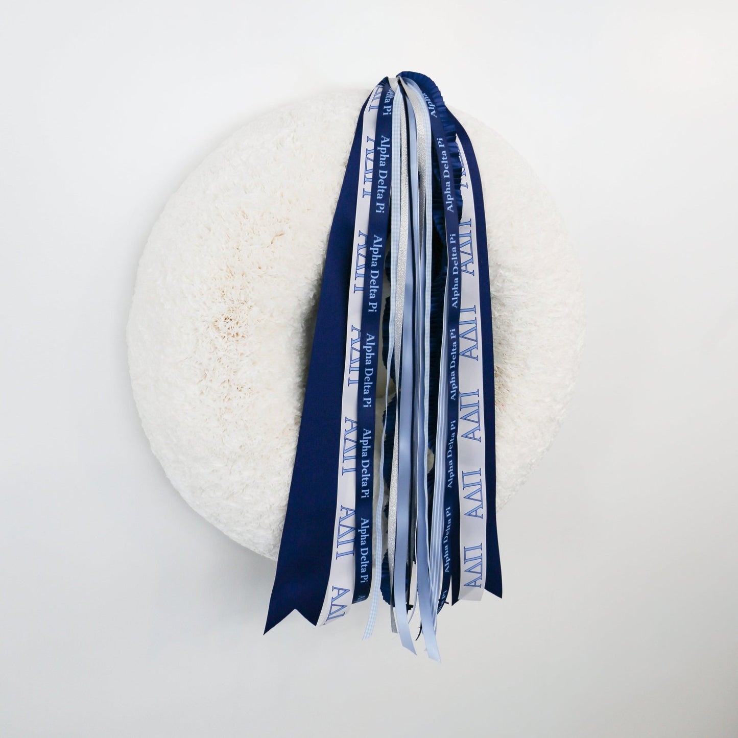 Alpha Delta Pi Ribbon Set Without Bow - Knot and Spool