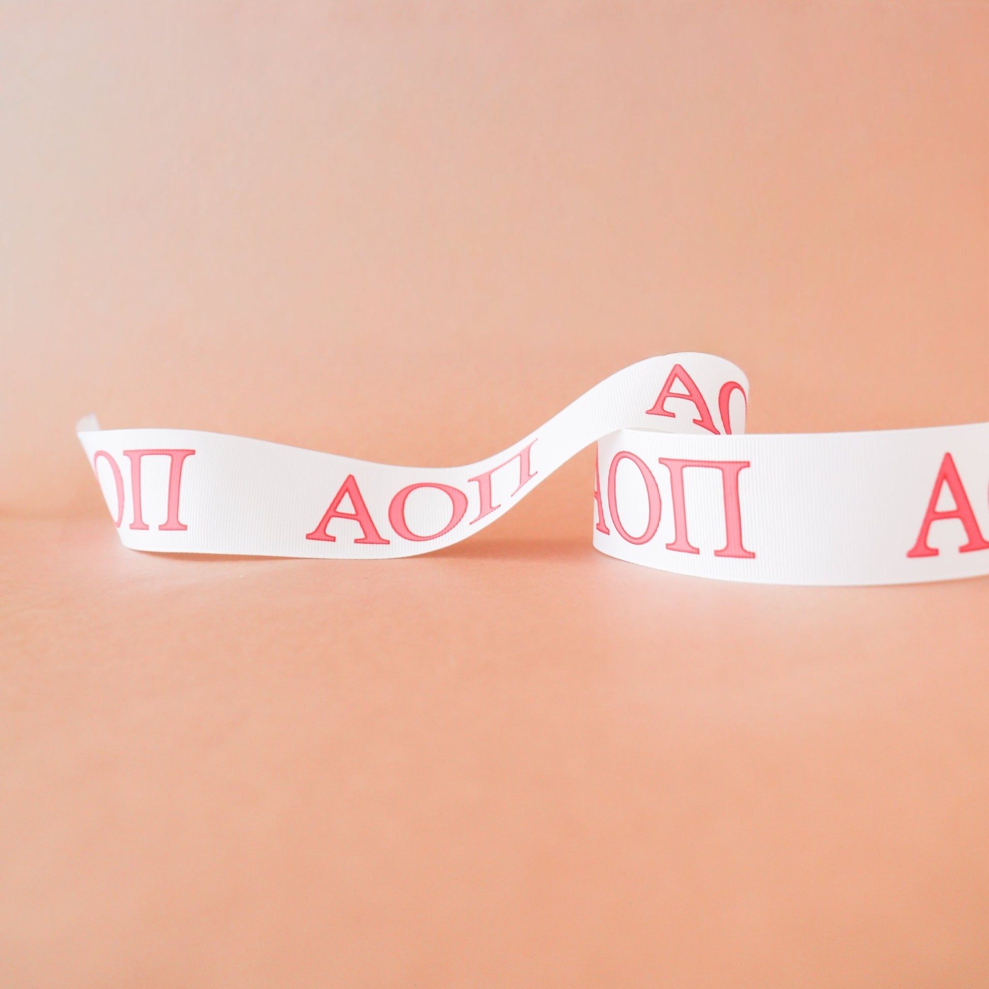 Alpha Omicron Pi Ribbon | 1.5" | By the Yard - Knot and Spool