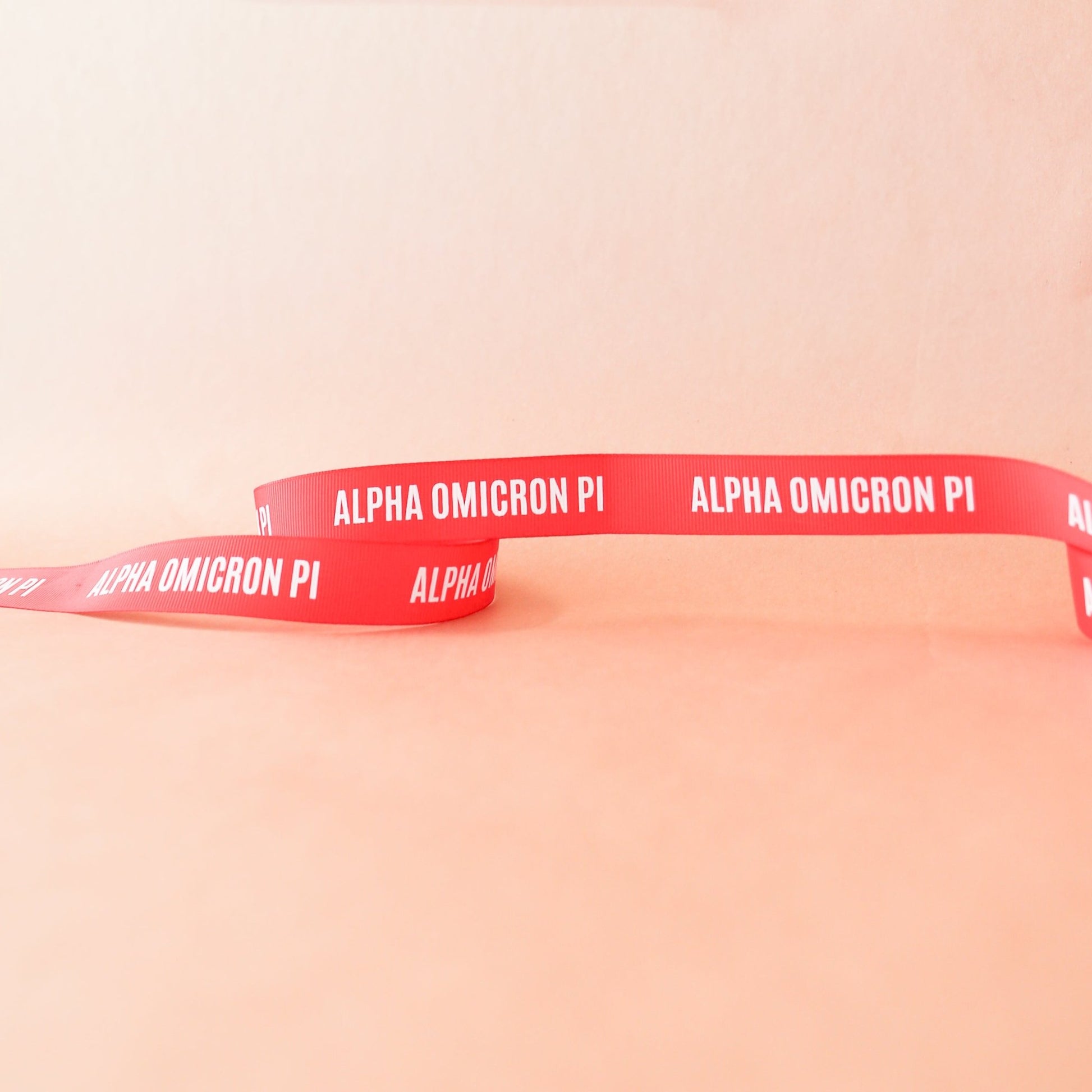 Alpha Omicron Pi Ribbon | 7/8" | By the Yard - Knot and Spool