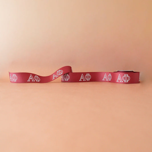 Alpha Phi Ribbon | 1.5" | By the Yard - Knot and Spool