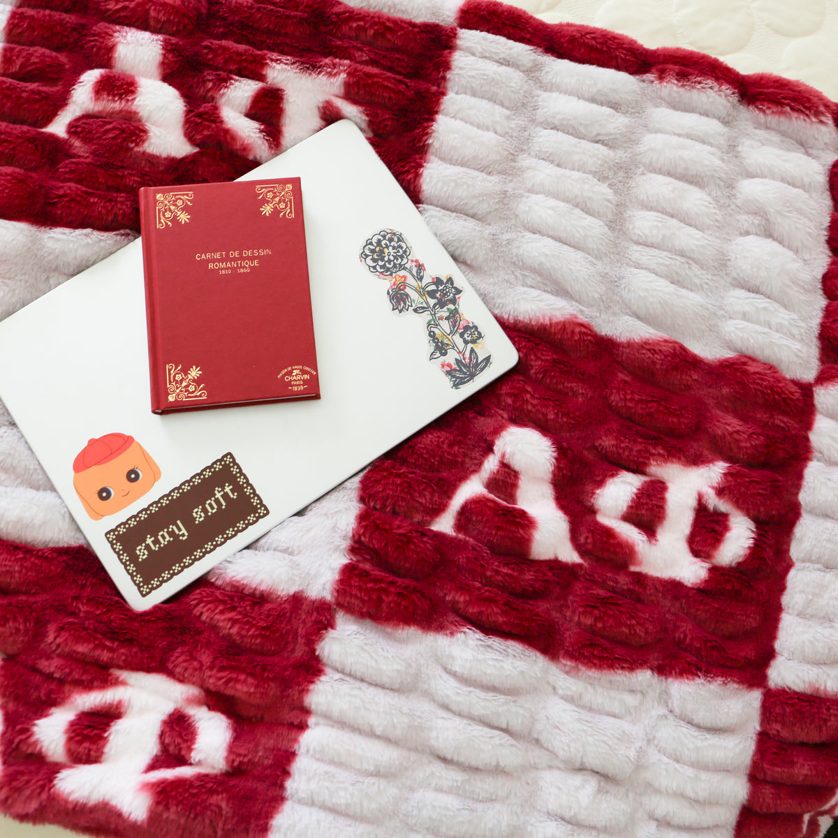 Alpha Phi 50" x 60" Luxury Double-Sided Faux Fur Throw Blanket