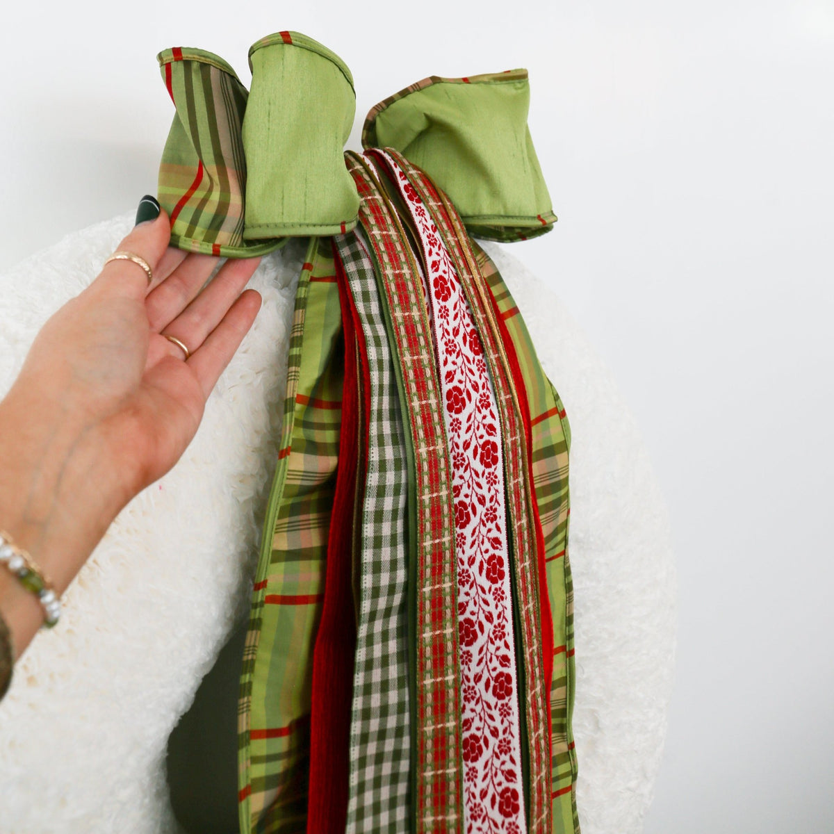 Alpine Christmas RIBBON SET™ (with Double Bow) - Knot and Spool