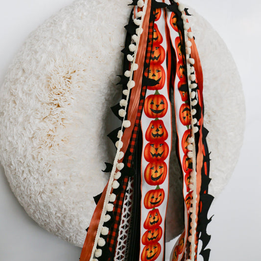 Bats & Jack - O’ - Lanterns RIBBON SET™ (without Bow) - Knot and Spool