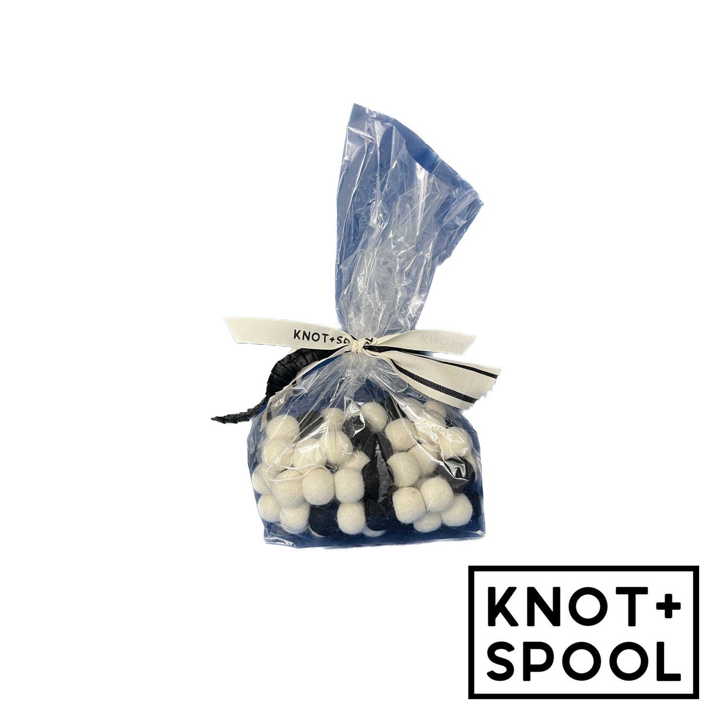 Black and White Candy Garland | 72" - Knot and Spool