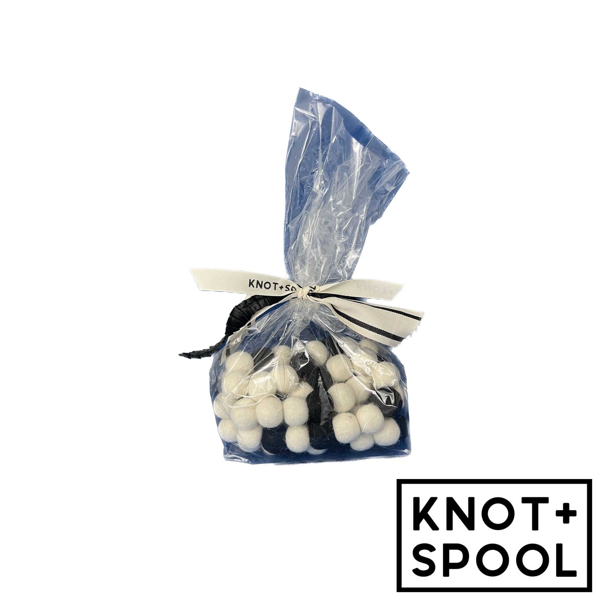 Black and White Candy Garland | 72" - Knot and Spool