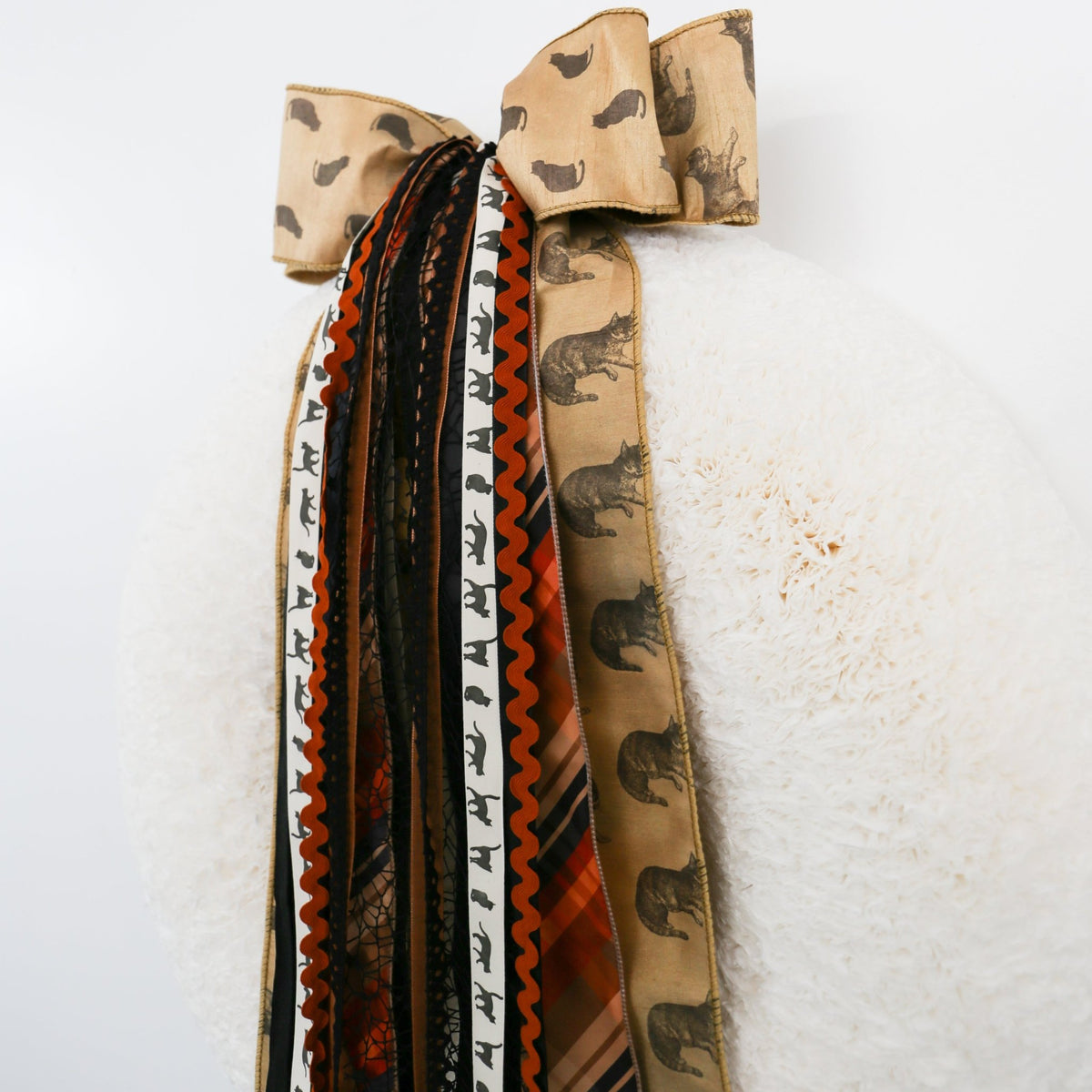 Black Cat Society RIBBON SET™ (with Double Bow) - Knot and Spool