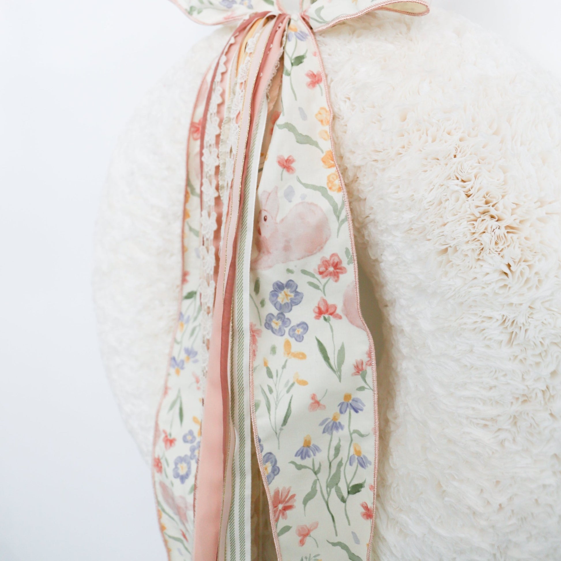 Blush Bunny Garden RIBBON SET™ (with Bow) - Knot and Spool