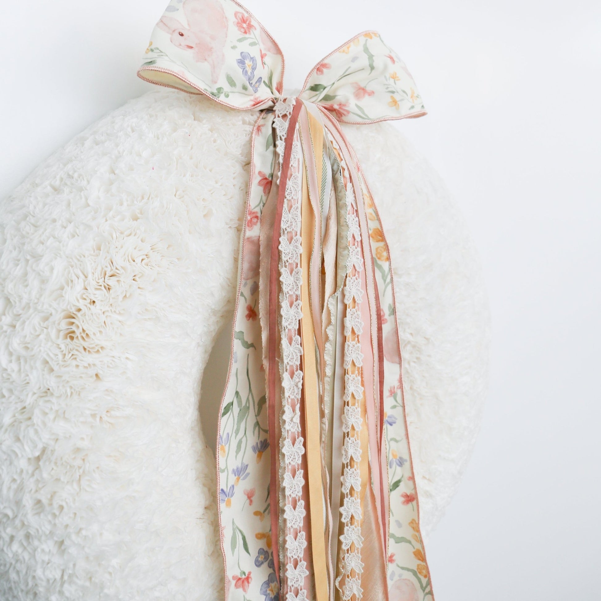 Blush Bunny Garden RIBBON SET™ (with Bow) - Knot and Spool