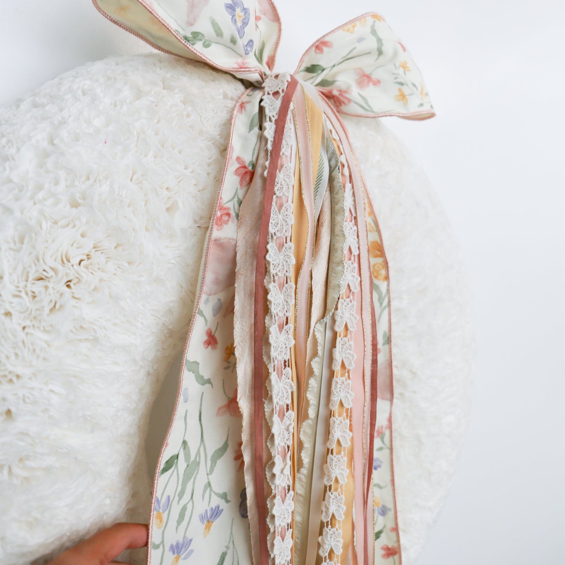 Blush Bunny Garden RIBBON SET™ (with Bow) - Knot and Spool