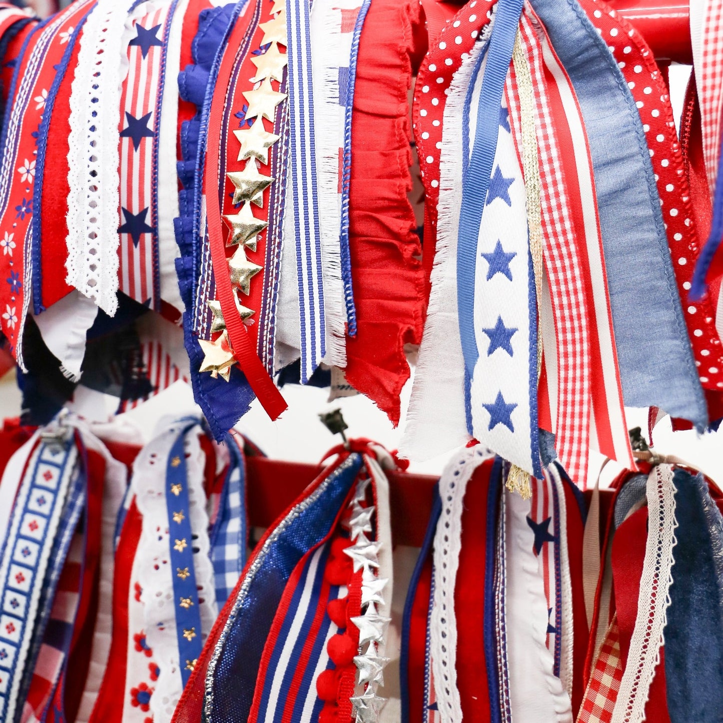 Bold and Bright Patriotic Accessory Bundles - Knot and Spool