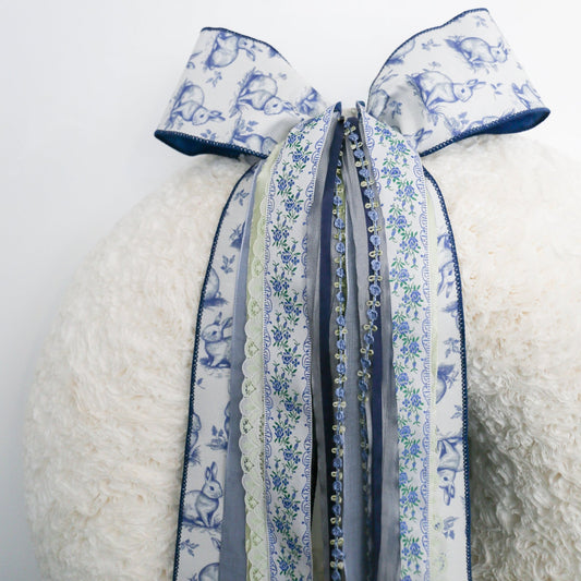 Bunny & Bluebells RIBBON SET™ (with Bow) - Knot and Spool