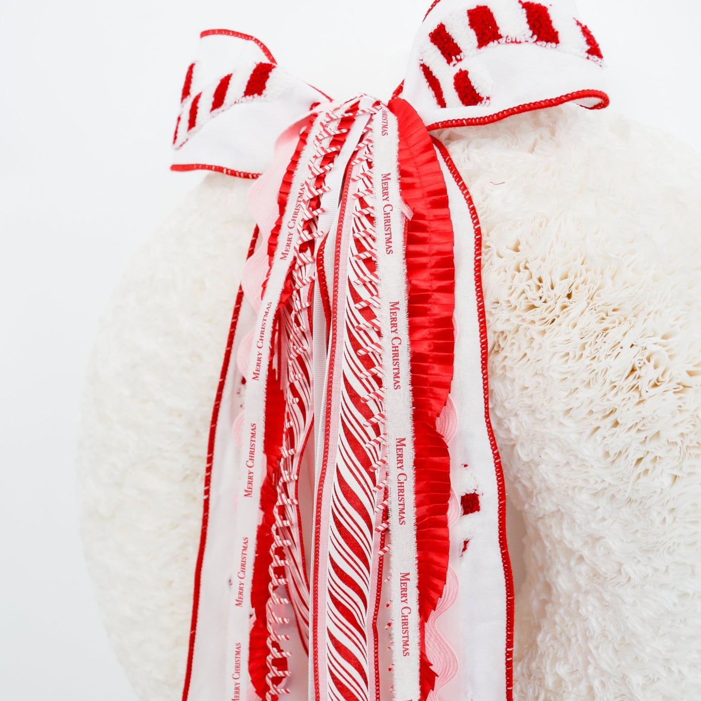 Candy Cane Christmas RIBBON SET™ (with Bow) - Knot and Spool