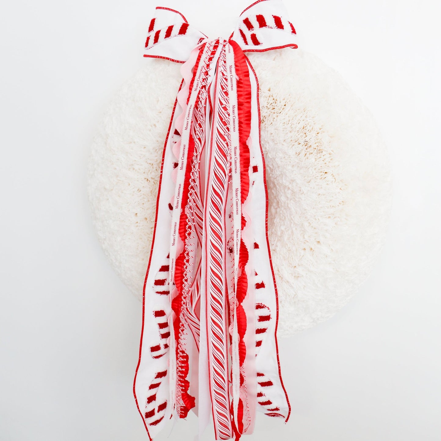 Candy Cane Christmas RIBBON SET™ (with Bow) - Knot and Spool