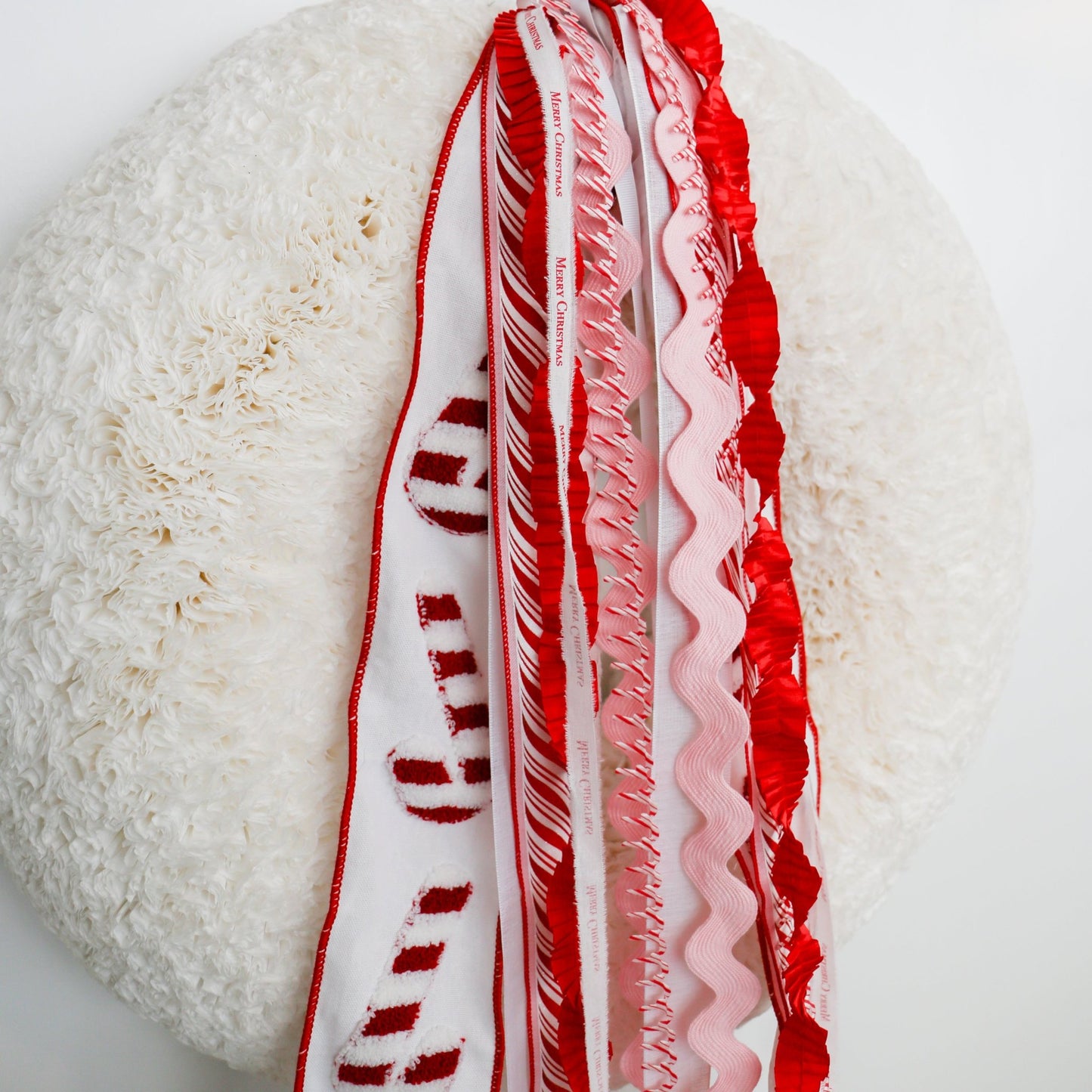 Candy Cane Christmas RIBBON SET™ (without Bow) - Knot and Spool